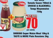 Crosse & Blackwell - Tomato Sauce & Tangy Mayonnaise