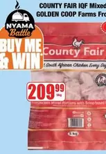 County Fair - IQF Mixed Chicken Portions with Brine-based Basting