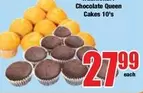 Traditional Chocolate Queen Cakes 10's