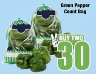 Green Pepper Count Bag