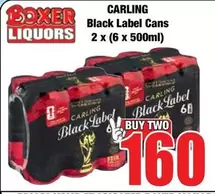 Carling - Black Label Cans