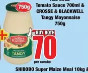 Crosse & Blackwell - Tomato Sauce & Tangy Mayonnaise