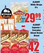 Albany - White Wraps