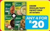 Knorr - REGULAR/TASTY PACKET SOUP
