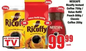Nescafé - Ricofly Instant Coffee / Classic Coffee