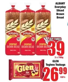 Albany - Everyday Sliced Brown Bread