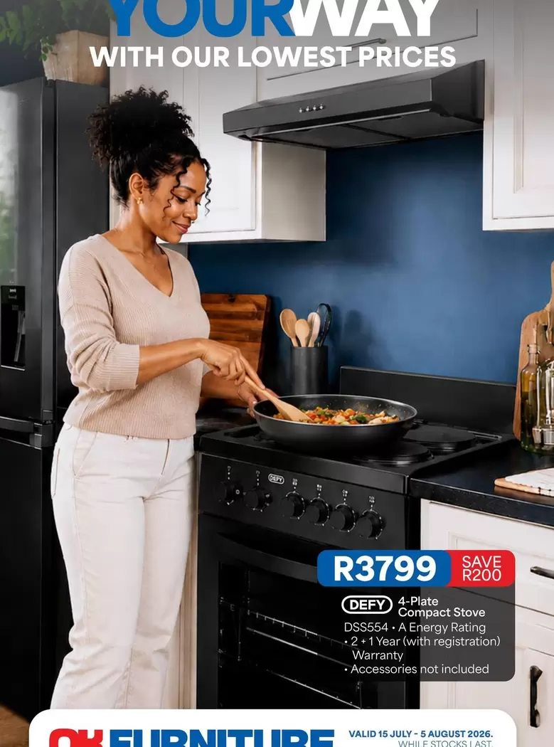 Defy - 4-Plate Compact Stove