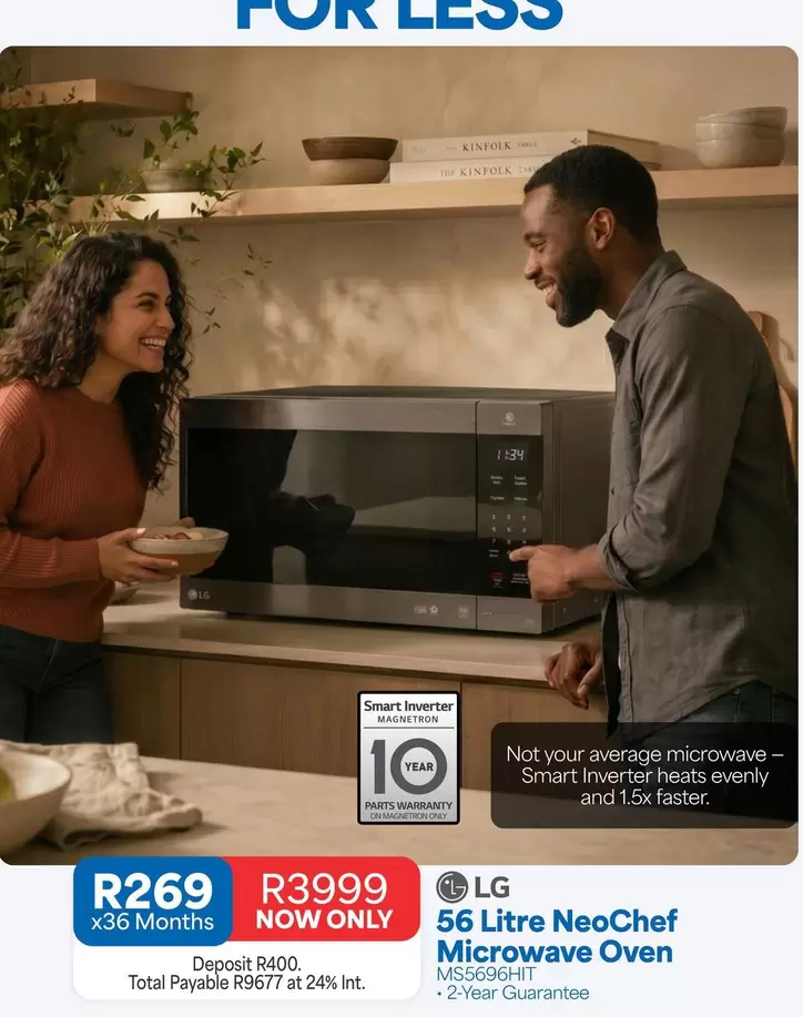 LG - 56 Litre NeoChef Microwave Oven