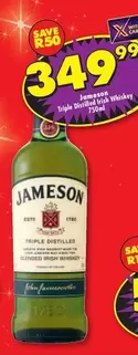 Jameson - Triple Distilled Irish Whiskey