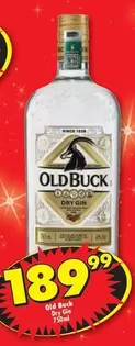 Old Buck - Dry Gin 750ml