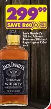 Jack Daniel's - Old No. 7/Honey Tennessee Whiskey/Apple Liqueur