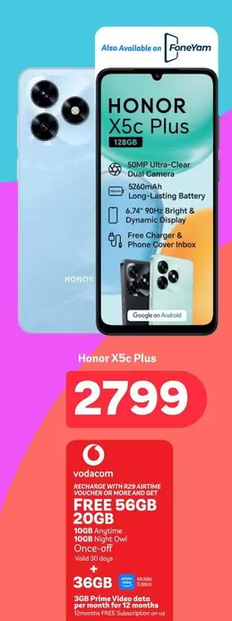 Honor - HONOR X5c Plus