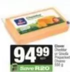 Clover - Cheddar or Gouda Prepacked Cheese