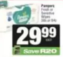 Pampers - Sensitive Wipes