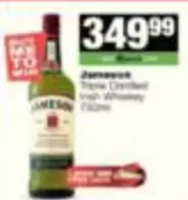 Jameson - Triple Distilled Irish Whiskey