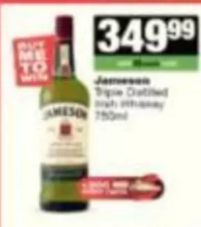 Jameson - Triple Distilled Irish Whiskey