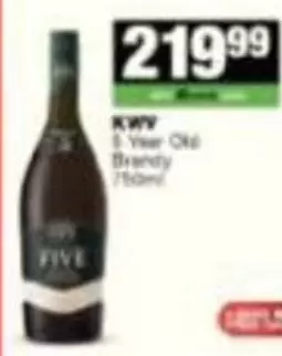 KWV - 5 Year Old Brandy 750ml