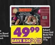 Eskort - Gold Medal Pork Sausages
