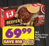 I&J - Beefers Econo Beef Burgers