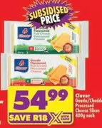 Clover - Flavoured Full Cream Processed Cheese Slices