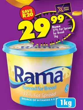 Rama - Spread for Bread 37% Fat Spread