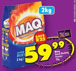 MAQ - Hand Washing Powder
