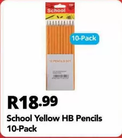 Yellow HB Pencils