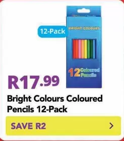 Bright Colours Coloured Pencils