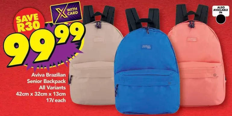 Aviva Brazilian Senior Backpack