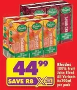 Rhodes - 100% Fruit Juice Blend