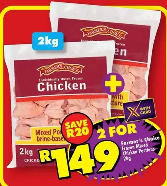 Farmer's Choice - Frozen Mixed Chicken Portions