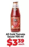 All Gold - Tomato Sauce