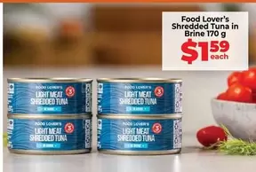 Shredded Tuna in Brine
