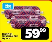champion - FRENCH POLONY