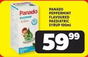 Panado - PEPPERMINT FLAVOURED PAEDIATRIC SYRUP 100ml