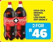 Coca cola - ORIGINAL TASTE LESS SUGAR SOFT DRINK