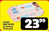 Lovies - BABY WIPES