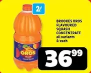 Brookes - FLAVOURED SQUASH CONCENTRATE