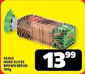 SASKO - MORE SLICES BROWN BREAD
