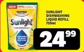 Sunlight - DISHWASHING LIQUID REFILL