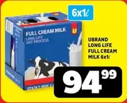 FULL CREAM MILK
