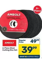 6-Piece Steel Cutting Disc Set