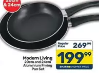 Pan - Modern Living 20cm and 24cm Aluminium Frying Set