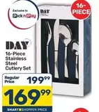 Pick n Pay - 16-Piece Stainless Steel Cutlery Set