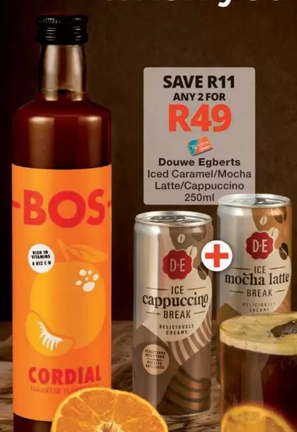 Douwe Egberts - Iced Caramel/Mocha Latte/Cappuccino