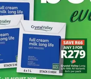 Crystal Valley - Long life milk