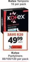 Kotex - Tampons