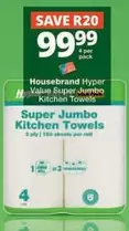 Jumbo - Super  Kitchen Towels
