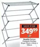 Deluxe - Quality  Foldable Clothes Dryer