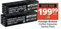 Foreign Ground Coffee Capsules Variety Pack